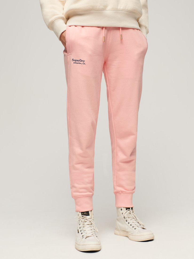 Superdry Essential Logo Joggers, Pink, 12