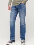 Superdry Vintage Slim Straight Jeans, Blue