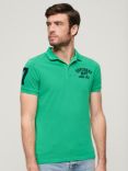 Superdry Superstate Polo Shirt, Retro Green