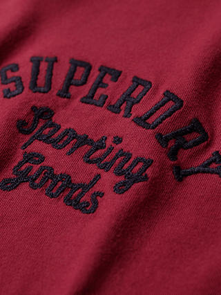 Superdry Embroidered Superstate Athletic Logo T-Shirt, Navy Small Star
