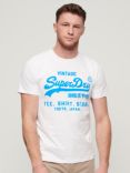 Superdry Neon Cotton T-Shirt, Optic