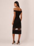 Adrianna by Adrianna Papell Knit Crepe Midi Dress, Black
