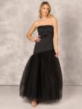 Aidan Mattox by Adrianna Papell Combo Fabric Ball Gown Dress, Black