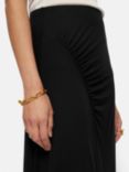 Jigsaw Jersey Ruched Skirt, Black