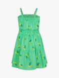 Angels by Accessorize Kids' Banana Print Tiered Dress, Green
