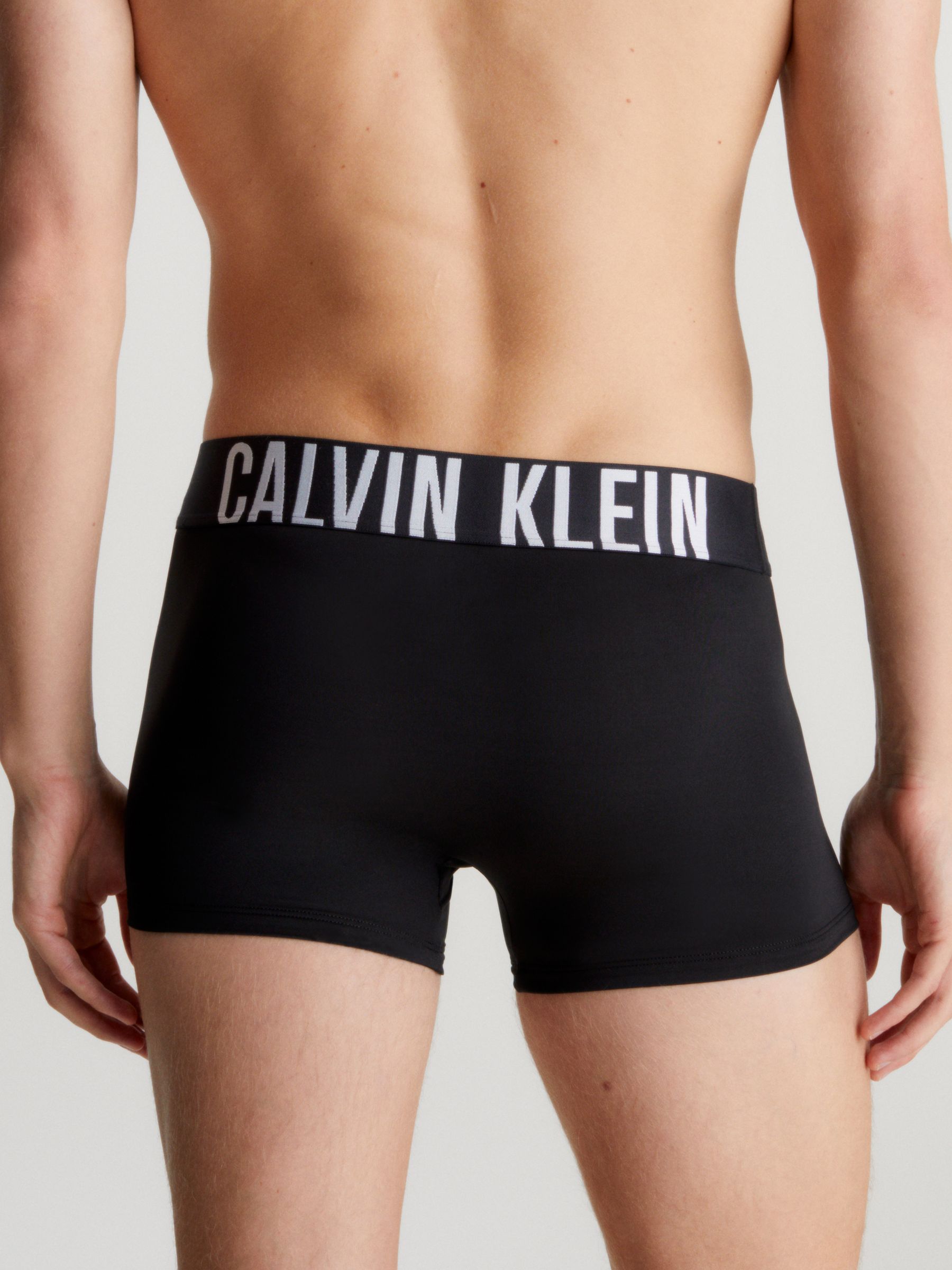 Buy Calvin Klein Intense Power Boxers, Pack of 3, Black Online at johnlewis.com