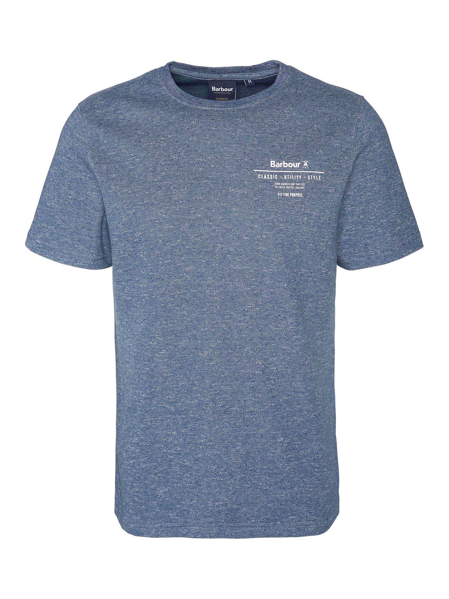 Barbour Huckley T-Shirt, Blue Chalk, S