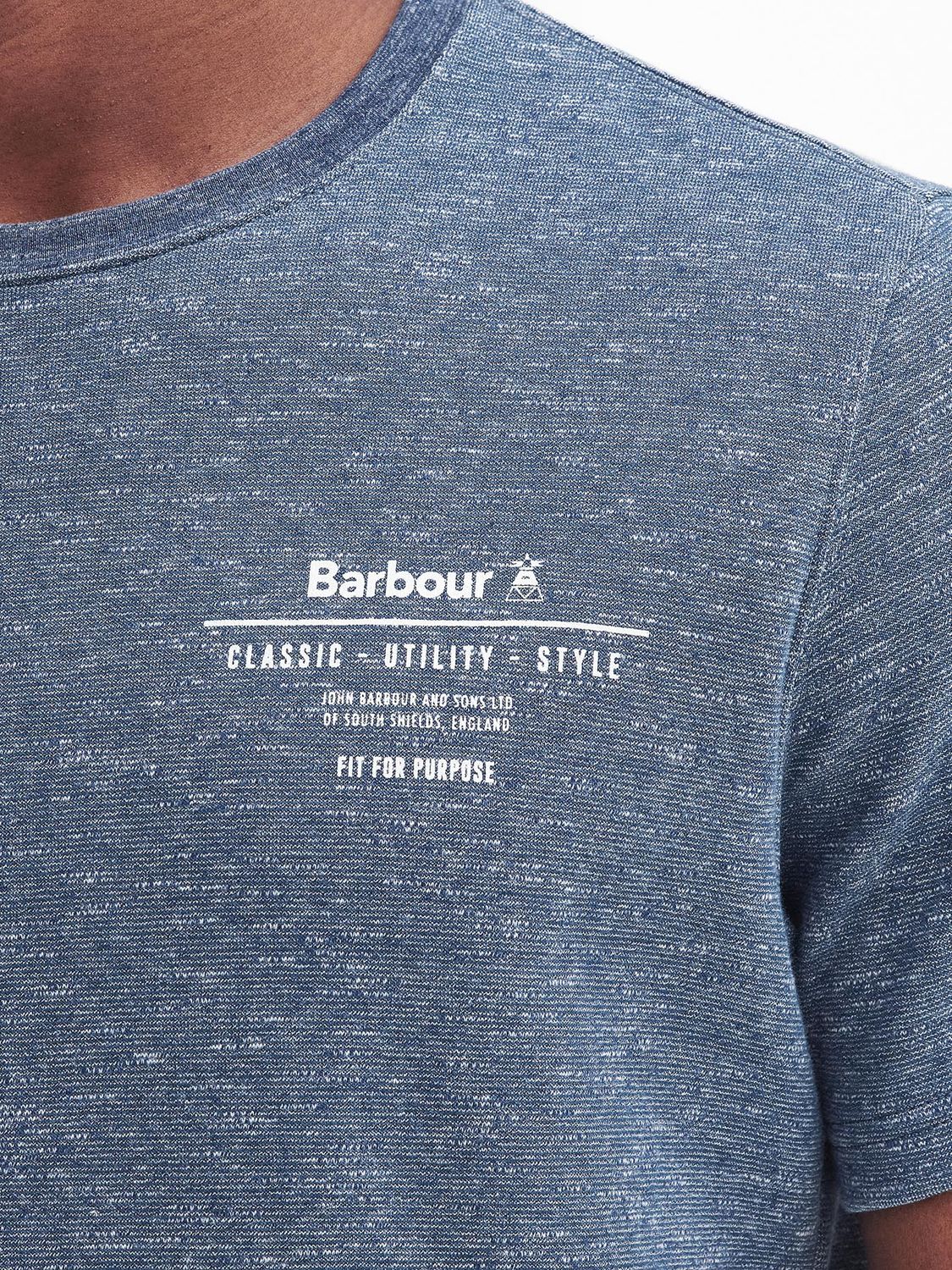 Barbour Huckley T-Shirt, Blue Chalk, S