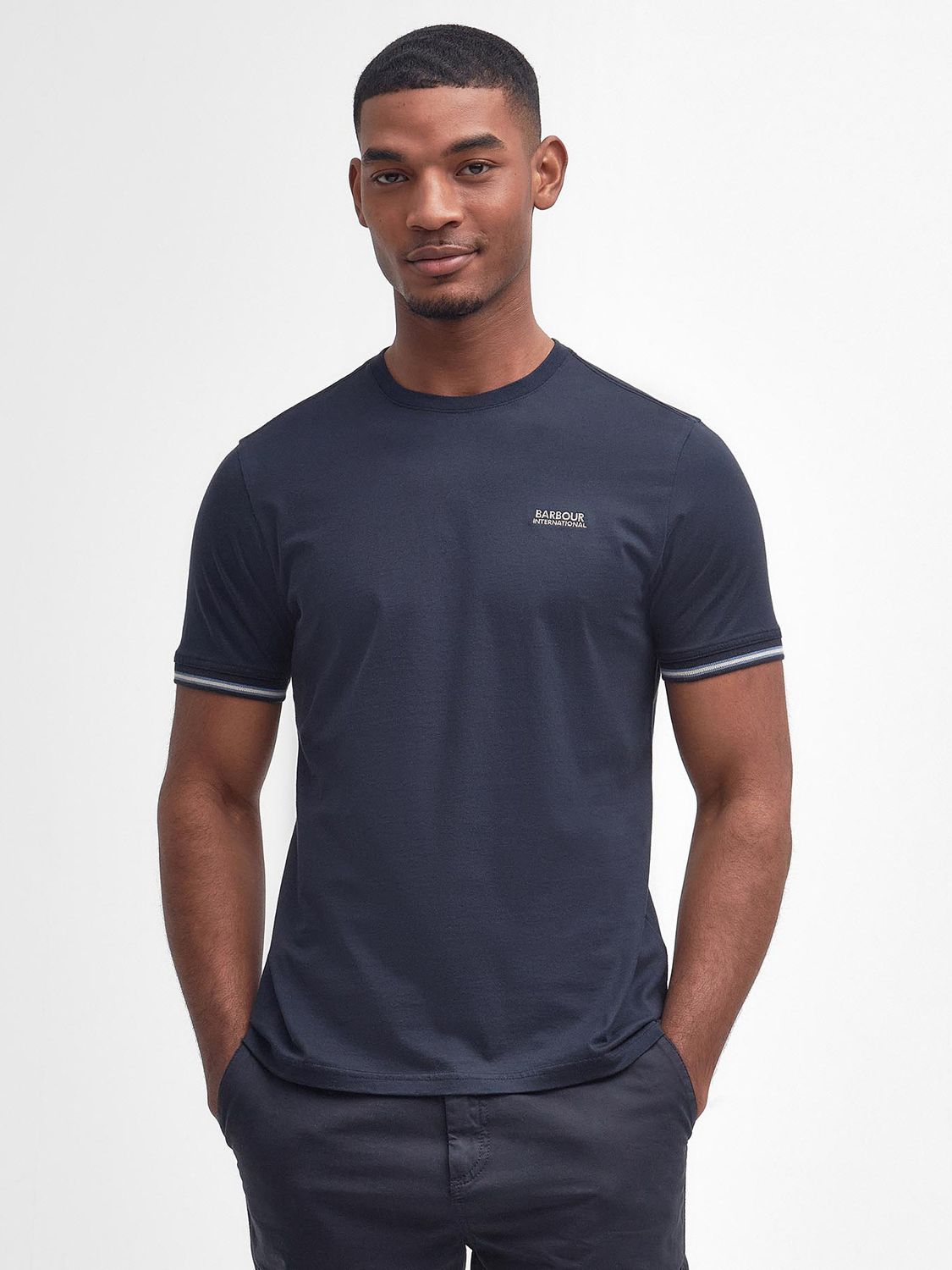 Barbour International Torque Tipped T-Shirt, Dark Navy, S