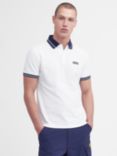 Barbour International Tracker Polo Shirt, Bright White