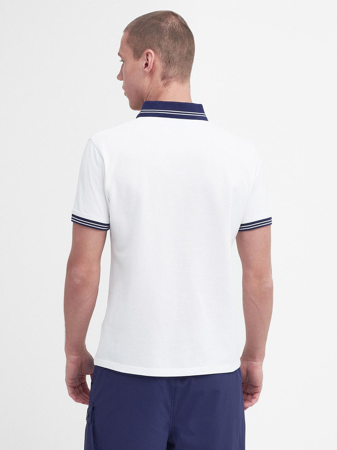 Barbour International Tracker Polo Shirt, Bright White, S