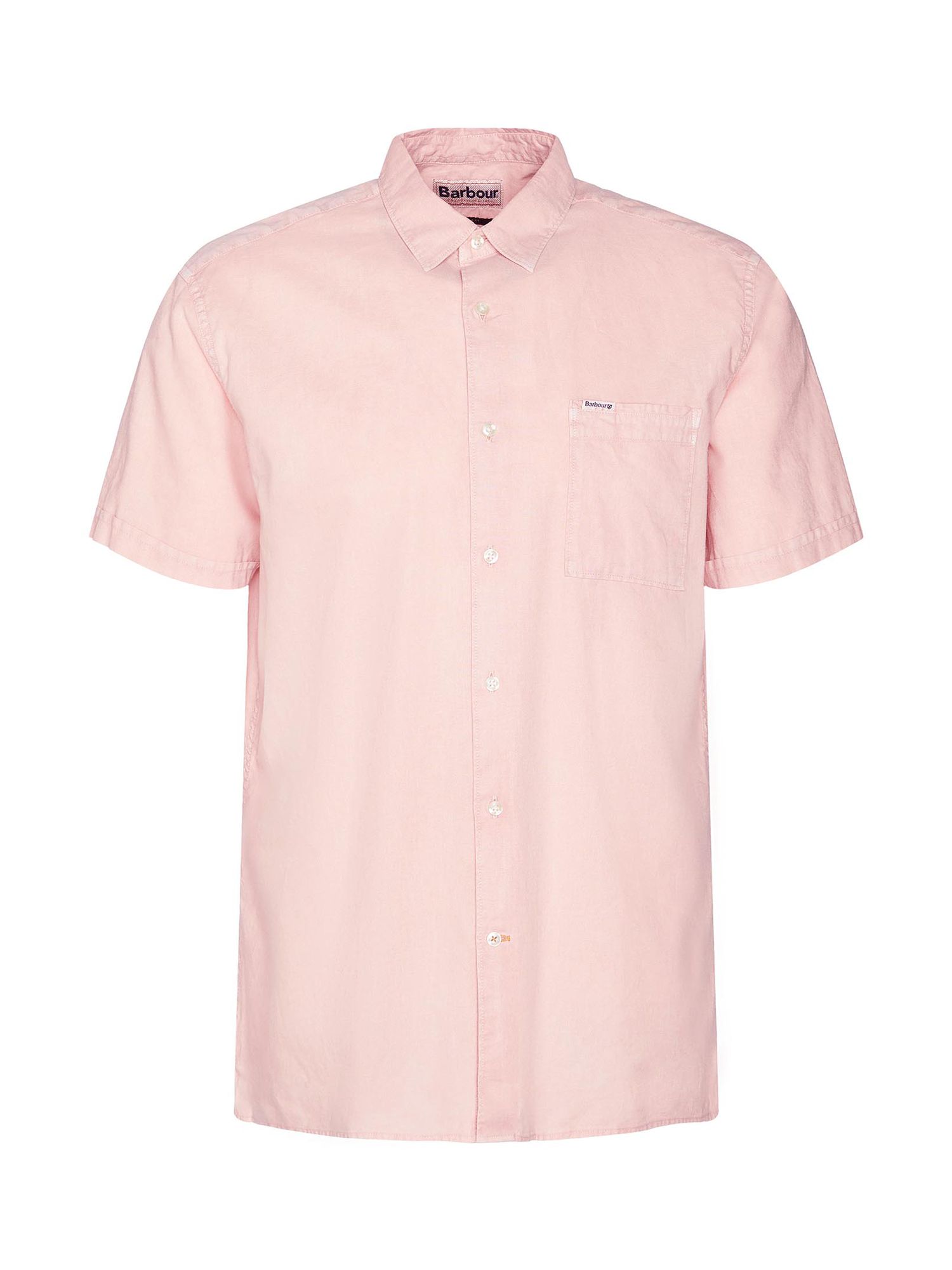 Barbour Terra Dye Regular Shirt, Pink Mist, S