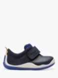 Clarks Baby Roller Fun Pre Walker Shoes, Navy