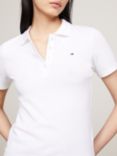 Tommy Hilfiger Slim Fit Pique Polo Shirt, Optic White