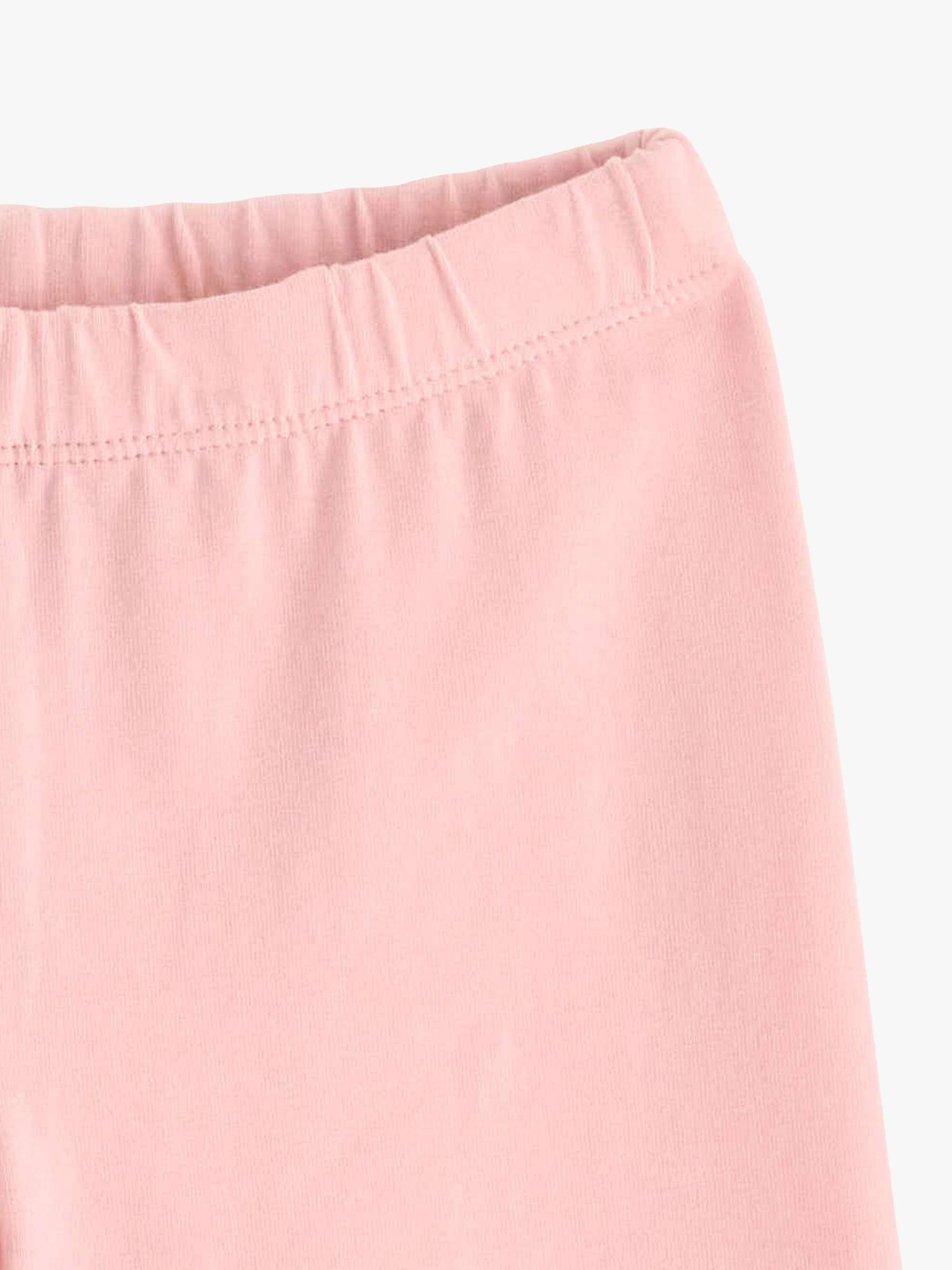 Buy Lindex Kids' Organic Cotton Blend Basic Solid Leggings, Light Pink Online at johnlewis.com