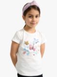 Lindex Kids' Butterfly Flower Print T-Shirt