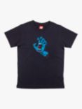 Santa Cruz Kids' Screaming Hand Tee, Black