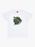 Santa Cruz Kids' Shark Cotton T-Shirt, White