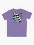 Santa Cruz Kids' Logo Cotton T-Shirt, Mauve Purple