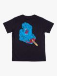 Santa Cruz Kids' Popsicle Cotton T-Shirt, Black