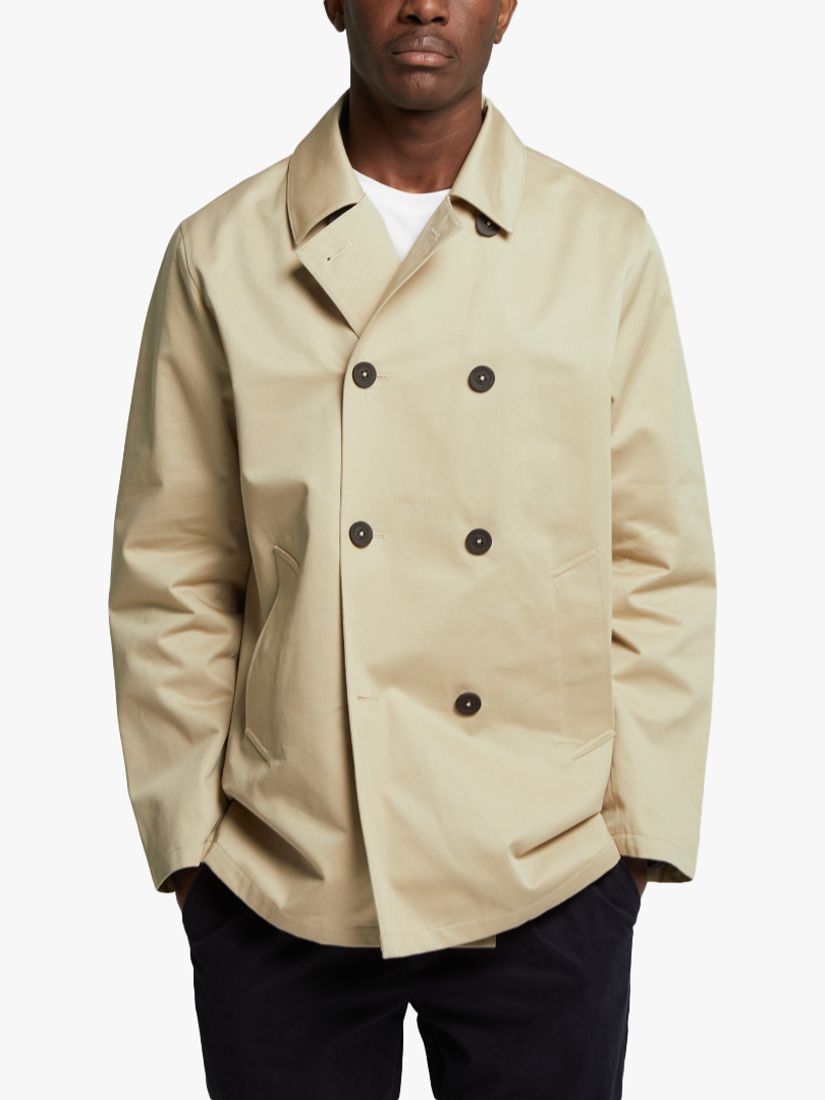 Guards London Dartmouth Water Repellent Peacoat, Stone, 36R