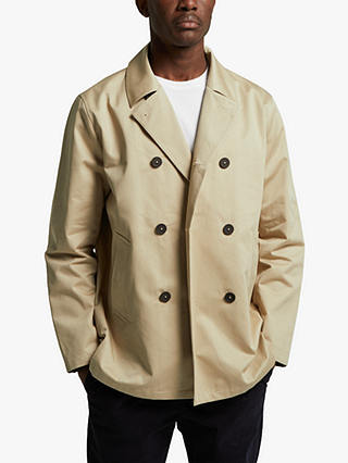 Guards London Dartmouth Water Repellent Peacoat, Stone