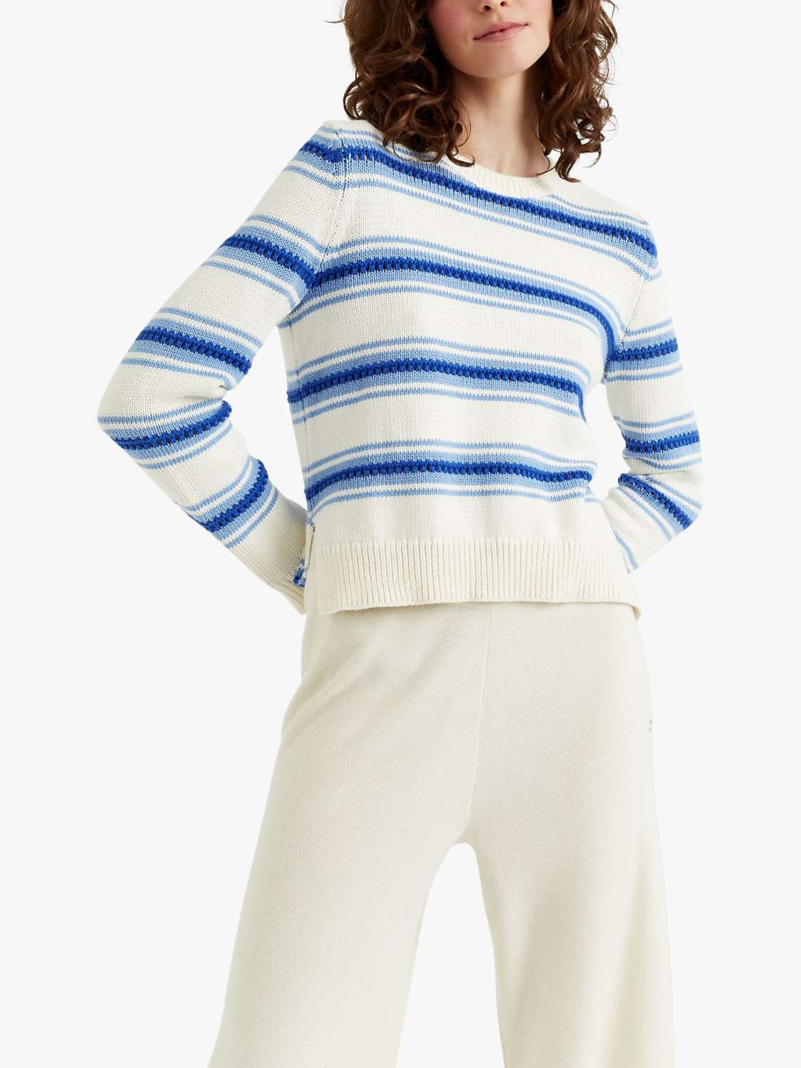 Buy Chinti & Parker Lace Stitch Jumper Online at johnlewis.com