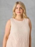 Live Unlimited Lace Sleeveles Top, Pink