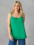 Live Unlimited Jersey A-Line Cami, Green