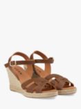 V.GAN Vegan Rhubarb Wedge Heel Sandals, Tan