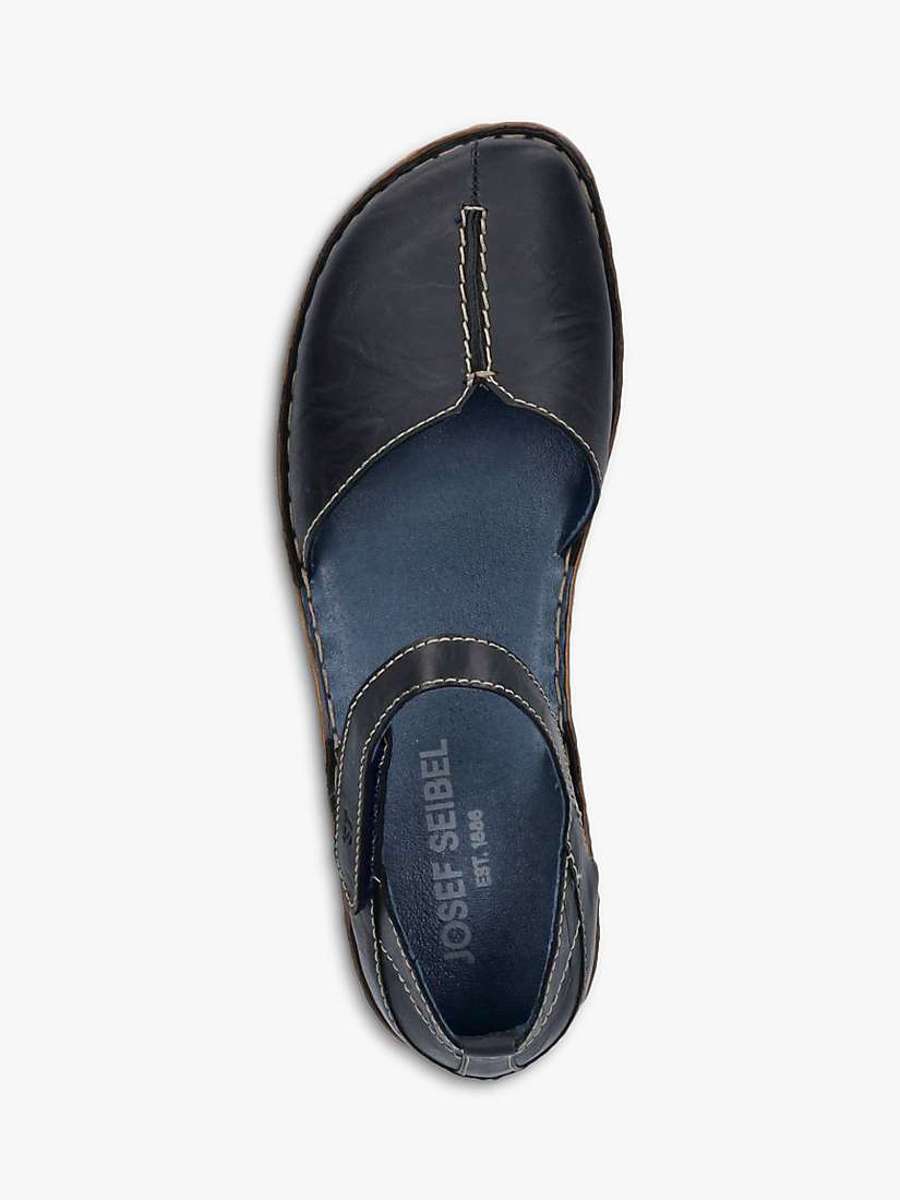 Buy Josef Seibel Rosalie 42 Two Part Leather Shoes, Dark Blue Online at johnlewis.com
