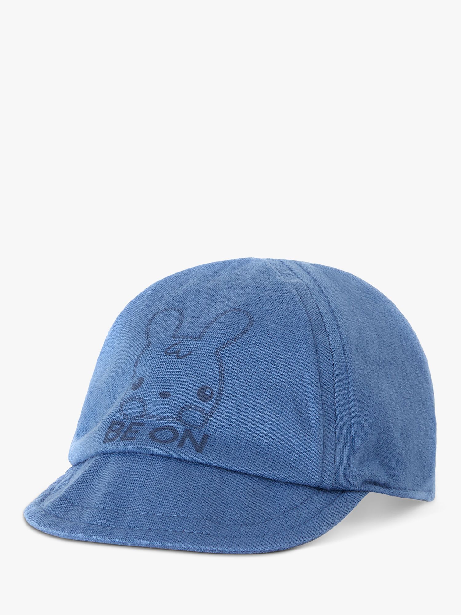 Benetton Baby Bunny Baseball Cap, Bluette, 1-3 months