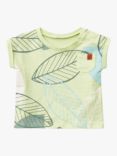 Benetton Baby Leaf Print Boxy Pocket Detail T-Shirt