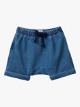 Benetton Baby Patullo Patch Fleece Shorts, Denim