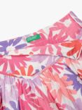 Benetton Kids' Floral Print Skirt, Multi