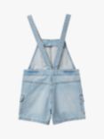 Benetton Kids' Denim Dungarees Shorts, Blue