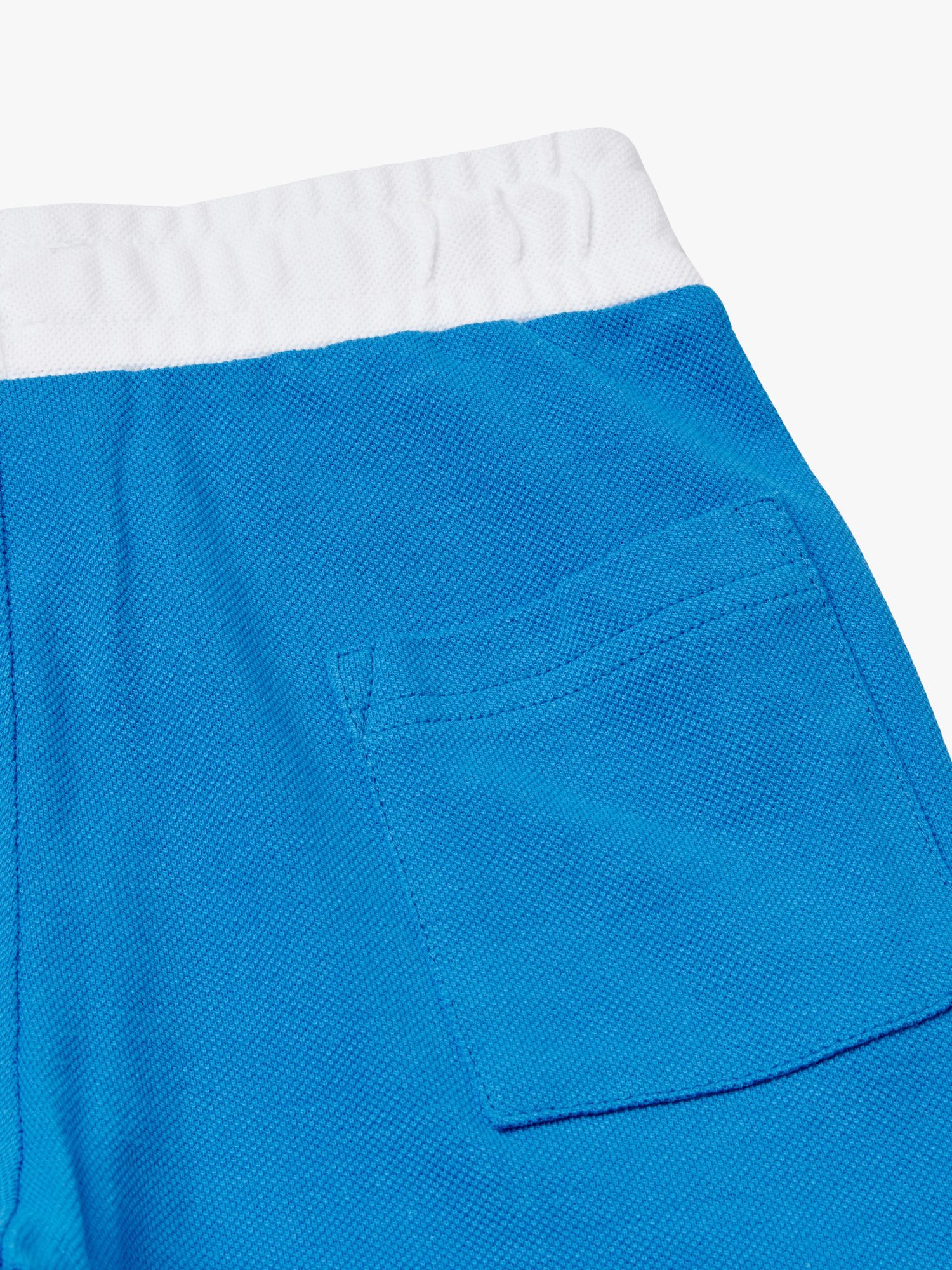 Benetton Kids' Cotton Pique Bermuda Shorts, Sky Blue, 3-4 years