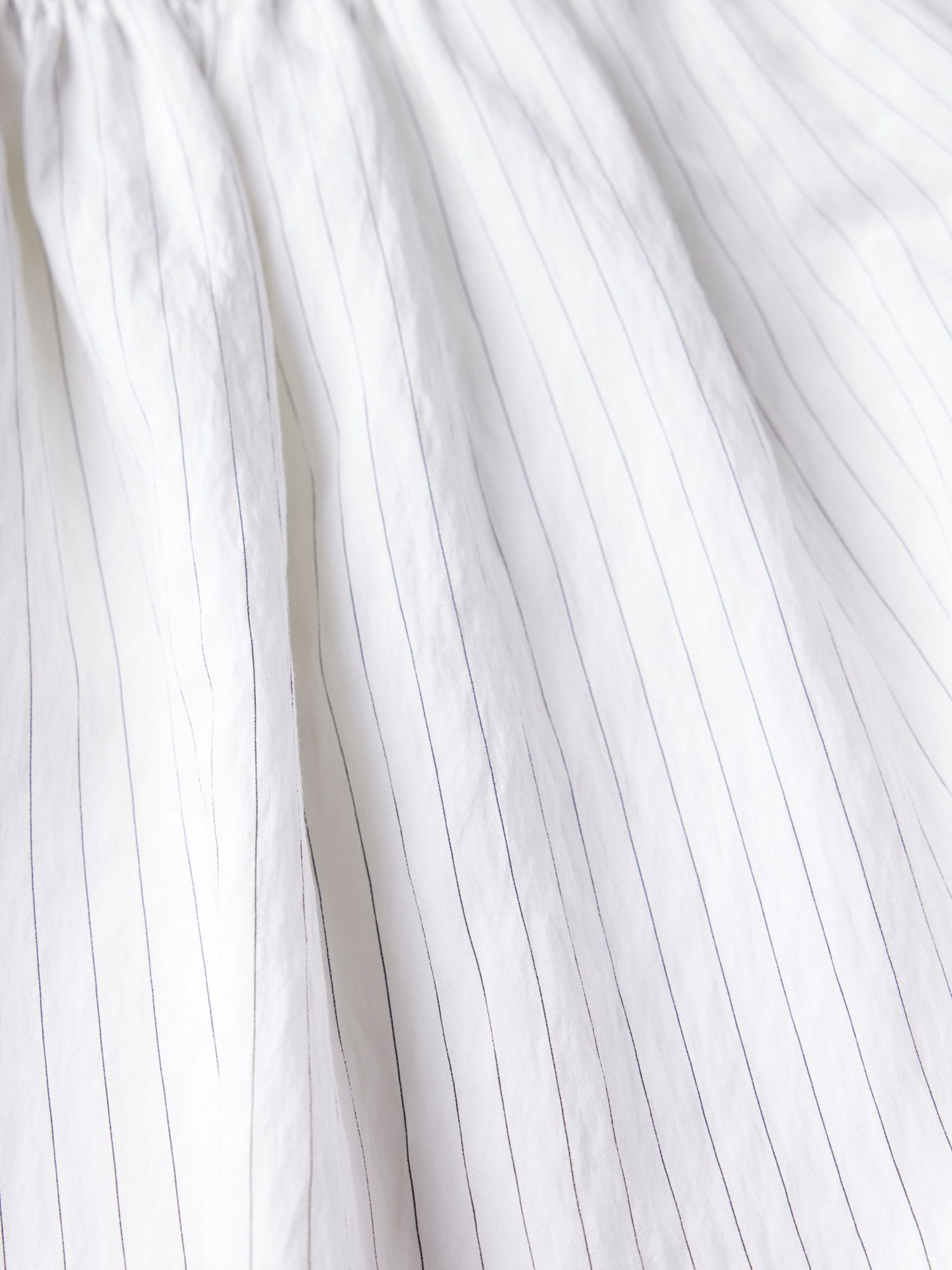Buy Mint Velvet Pinstripe Maxi Skirt, White Ivory Online at johnlewis.com