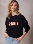 Mint Velvet Paris Sweatshirt, Navy