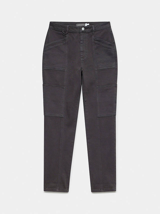 Mint Velvet Carpenter Slim Fit Jeans, Grey