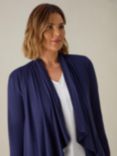 Live Unlimited Curve Jersey Waterfall Cardigan, Navy