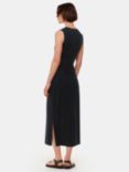 Whistles Saoirse Twist Jersey Dress, Black