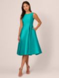 Adrianna Papell Sleeveless Fit & Flare Dress, Exotic Jade
