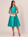 Adrianna Papell Sleeveless Fit & Flare Dress, Exotic Jade