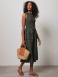 Mint Velvet Jersey Cargo Midi Dress