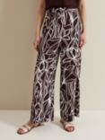 Phase Eight Anna Abstract Floral Wide Leg Trousers, Multi