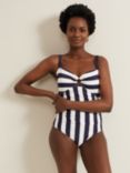 Phase Eight Stripe Swimsuit, Blue