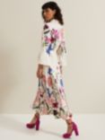 Phase Eight Salli Floral Print Shirt Midi Dress, Multi