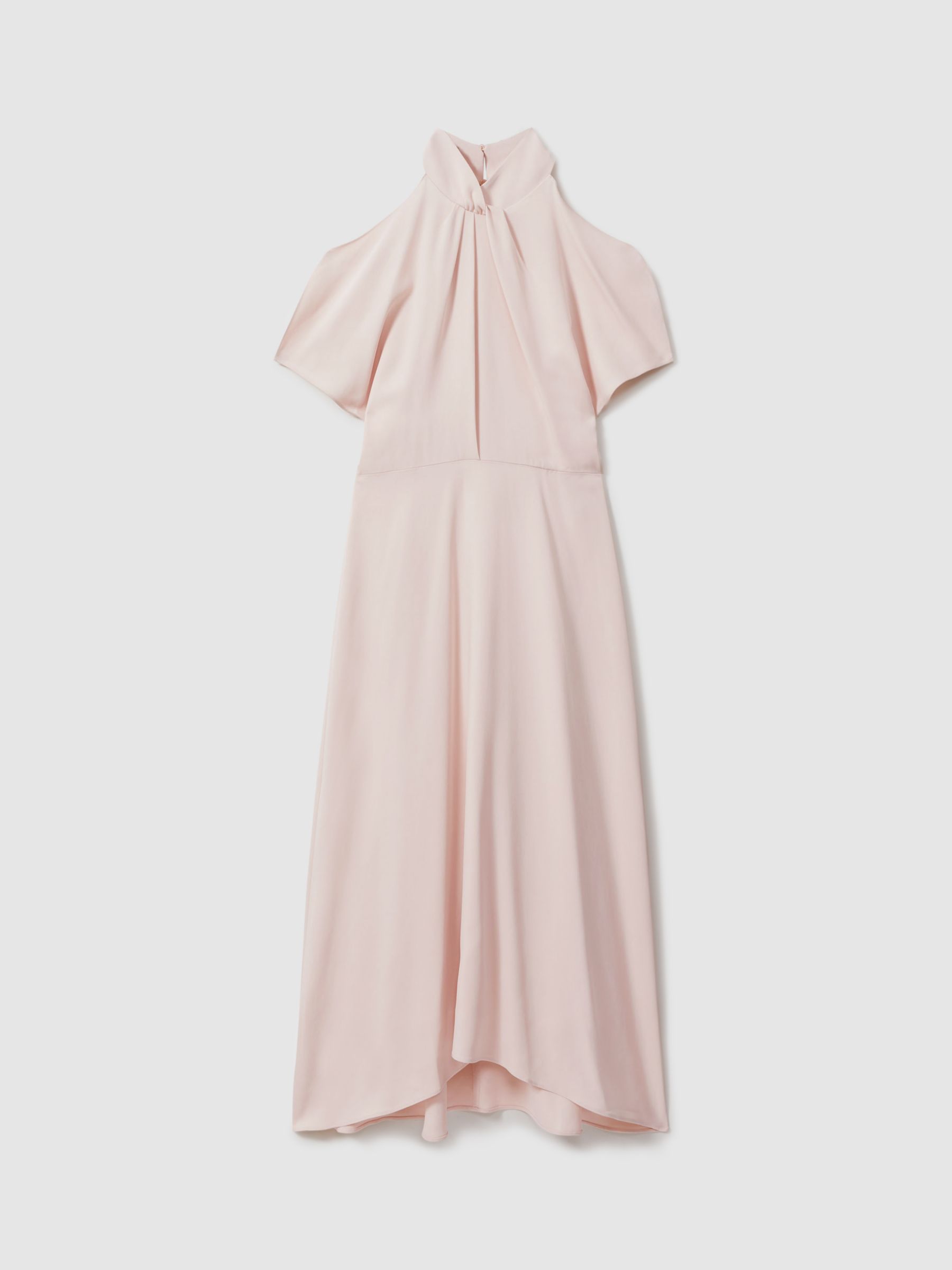 Buy Reiss Andressa Cold Shoulder Midi Dress, Nude Online at johnlewis.com