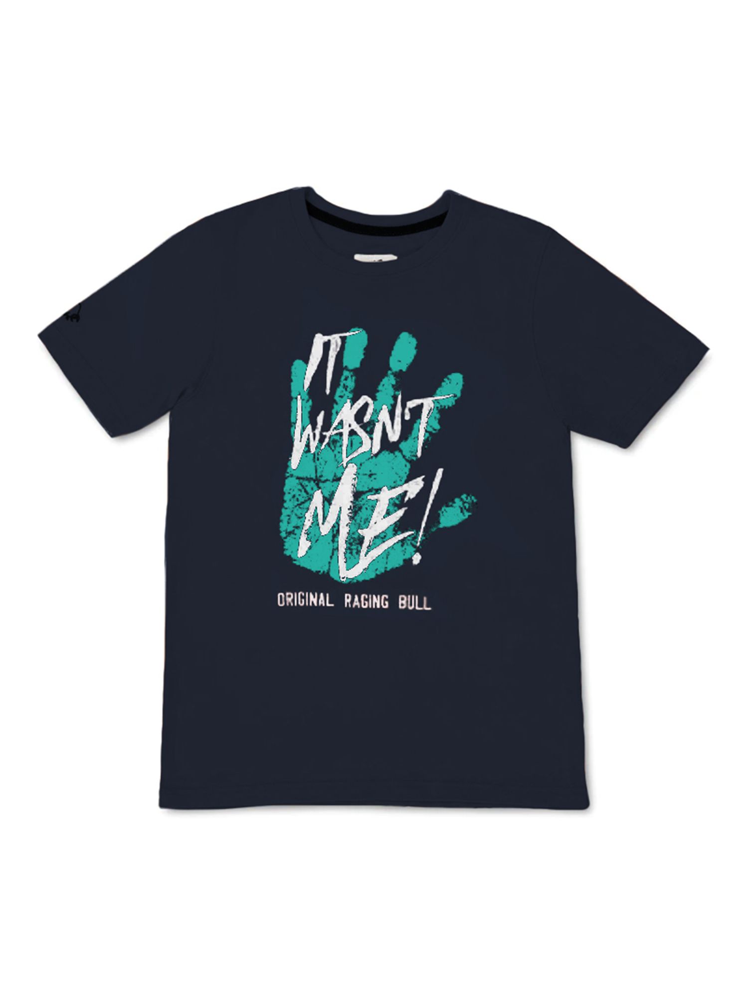 Raging Bull Kids' It Wasn't Me T-Shirt, Navy/Multi, 5-6 years